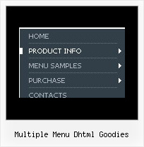 Multiple Menu Dhtml Goodies Dhtml Javascript Xml Menu