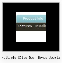 Multiple Slide Down Menus Joomla Tree Menu On Html