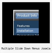 Multiple Slide Down Menus Joomla Html Tabbed Menu