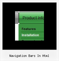 Navigation Bars In Html Menu Dynamique Java