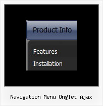 Navigation Menu Onglet Ajax Menu En Dhtml