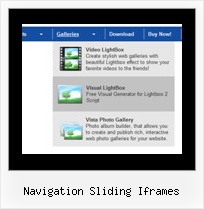 Navigation Sliding Iframes Vertical Menubar