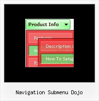 Navigation Submenu Dojo Dhtml Popupmenu