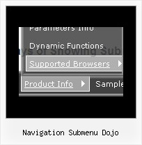 Navigation Submenu Dojo Crossframe Menus Javascript