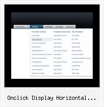 Onclick Display Horizontal Submenu Css Dhtml Frames And Menus