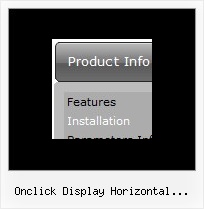 Onclick Display Horizontal Submenu Css Javascript Menubar Submenu