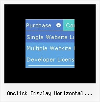 Onclick Display Horizontal Submenu Css Navigation Menu Explorer Style