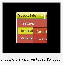 Onclick Dynamic Vertical Popup Menu Javascript And Pop Up