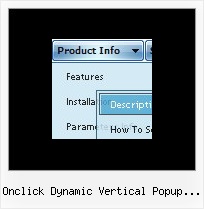Onclick Dynamic Vertical Popup Menu Create A Menu Using Javascript