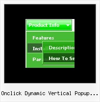 Onclick Dynamic Vertical Popup Menu Javascript Drop Dhtml Menu
