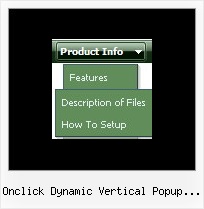 Onclick Dynamic Vertical Popup Menu Dhtml Navigation Tabs