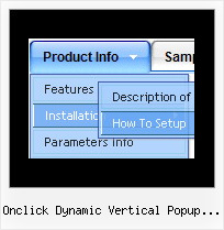 Onclick Dynamic Vertical Popup Menu Dhtml Xp Tab