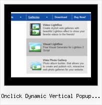 Onclick Dynamic Vertical Popup Menu Collapsing Menu Html Code