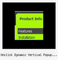 Onclick Dynamic Vertical Popup Menu Javascript Tab Create