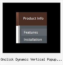 Onclick Dynamic Vertical Popup Menu Menu Horizontal Deroulant Javascript