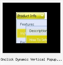 Onclick Dynamic Vertical Popup Menu Dynamic Drop Down Web