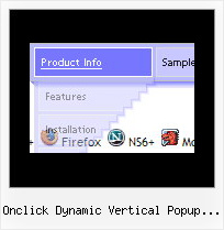 Onclick Dynamic Vertical Popup Menu Cool Navigation Bars