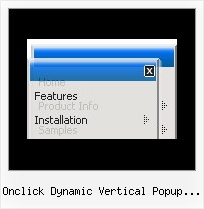 Onclick Dynamic Vertical Popup Menu Javascript Start Menu