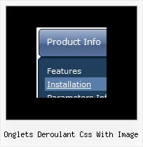 Onglets Deroulant Css With Image Creating Drop Down Menus In Html