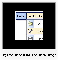 Onglets Deroulant Css With Image Crossbrowser Dhtml Menu
