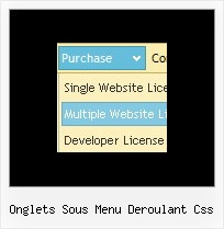 Onglets Sous Menu Deroulant Css Vertical Menu Dhtml Web Design