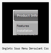 Onglets Sous Menu Deroulant Css Html Script For Orientation