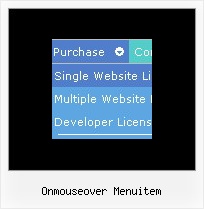 Onmouseover Menuitem Javascript Hover