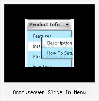 Onmouseover Slide In Menu Dhtml Script