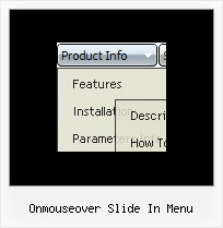 Onmouseover Slide In Menu Dhtml Sliding Side Bar