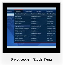 Onmouseover Slide Menu Download Dhtml Scroll Menu