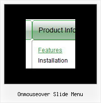 Onmouseover Slide Menu Top Navigation Javascript