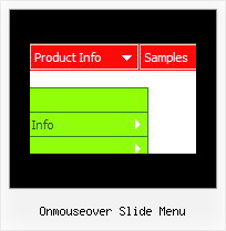 Onmouseover Slide Menu How To Make Cascading Menus On Web Pages