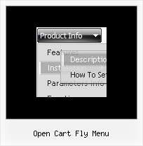 Open Cart Fly Menu Javascript Of Mouse Trial