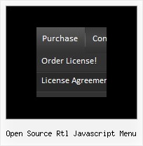 Open Source Rtl Javascript Menu Cascade Menu Html