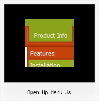 Open Up Menu Js Javascript Tutorial