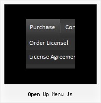 Open Up Menu Js Create Transparency Drop Down Menu