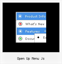 Open Up Menu Js Dynamic Pop Up Menus
