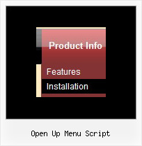 Open Up Menu Script Createpopup Example
