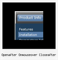 Openafter Onmouseover Closeafter Web Design Bar