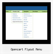 Opencart Flyout Menu Dhtml Menus Relative Position