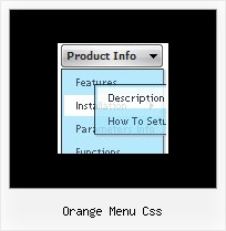 Orange Menu Css Javascript Frames Examples Of Frames