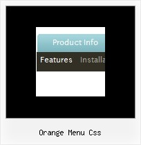 Orange Menu Css Drop Down Menu Examples