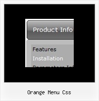 Orange Menu Css Cool Css Menu