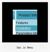Osc Js Menu Java Script Web Menu Bar