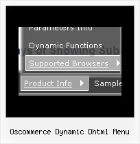 Oscommerce Dynamic Dhtml Menu Templates Menus En Javascript