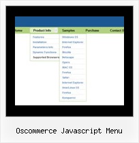 Oscommerce Javascript Menu Drop Down Java Menus