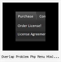 Overlap Problem Php Menu Html Navigation Menu Javascripts Download