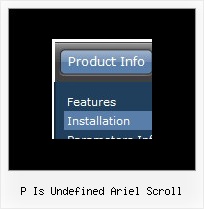 P Is Undefined Ariel Scroll Javascript Drop Down Link Example