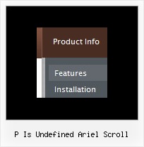 P Is Undefined Ariel Scroll Java Web Menu