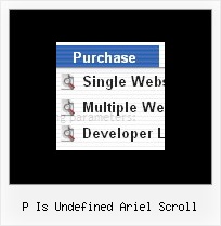 P Is Undefined Ariel Scroll Web Drop Down Menus Tutorial
